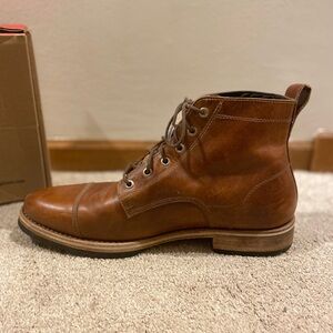 Helm Hollis Teak Leather Men's Boots